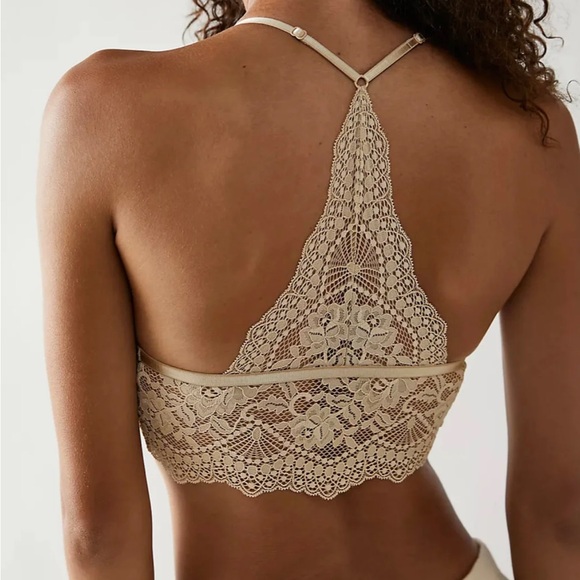 Free People Intimately Lace Bralette LARGE - Picture 2 of 5